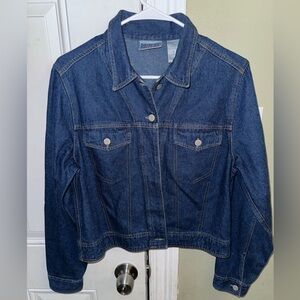 Bill Blass True Vintage Denim Button Up Jean Jacket Size Medium